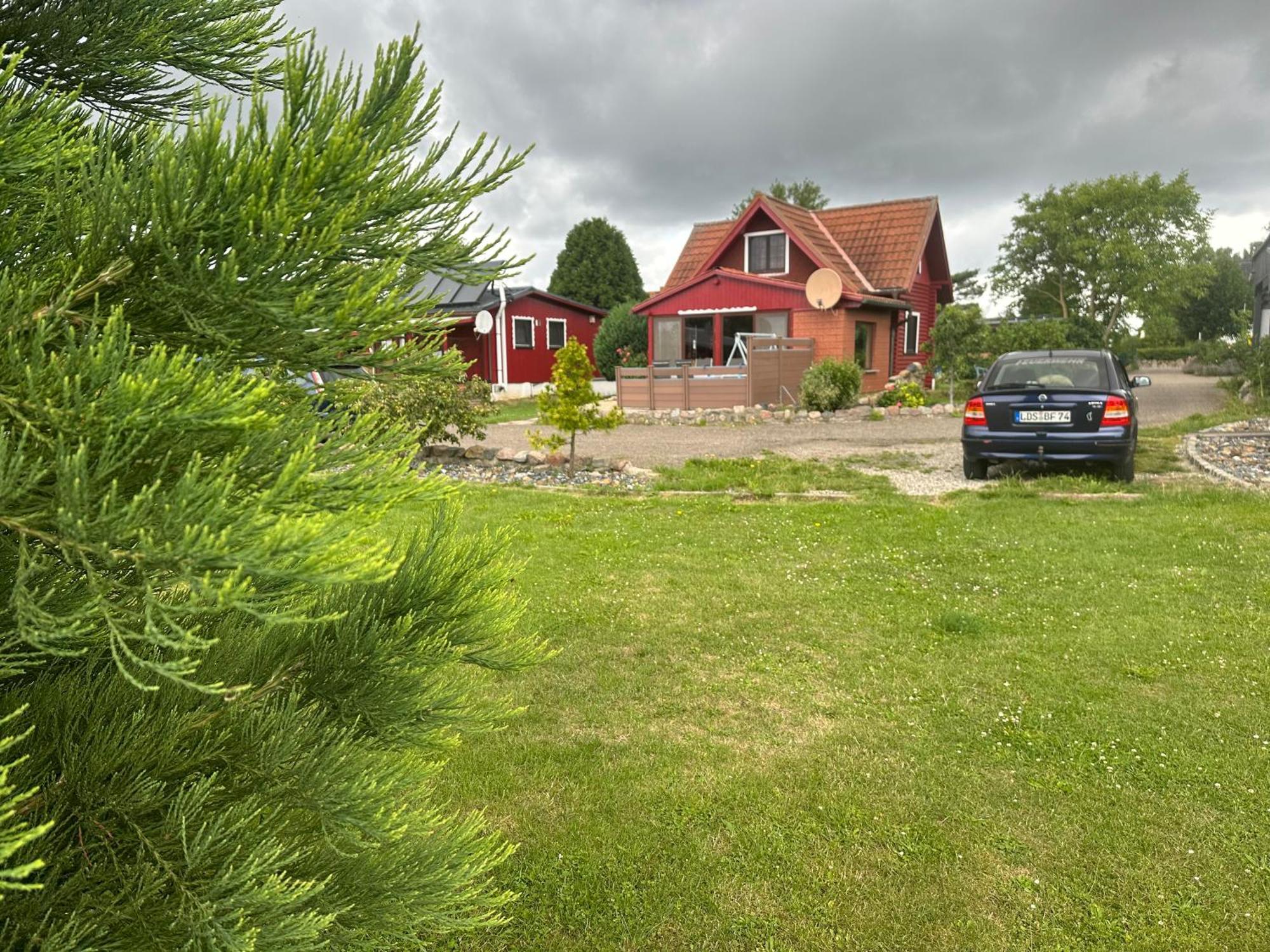 Fischerhuette IV Mobilheim Polchow Exteriör bild
